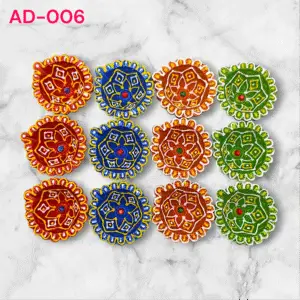 AD-006 Clay decorative diya