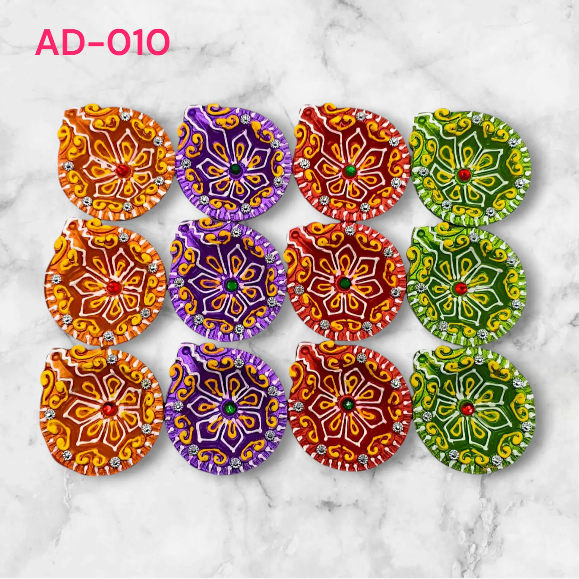 AD-010 Clay decorative diya
