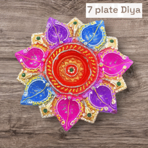 7 plate thali diya