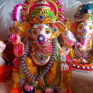 Clay Ganesh idol 20 inch size