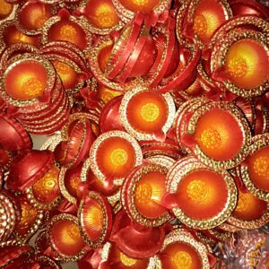 Colourful diya  inch